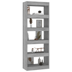 Betongraues Bücherregal 60x30x166 cm