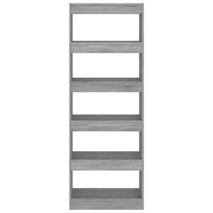 Betongraues Bücherregal 60x30x166 cm