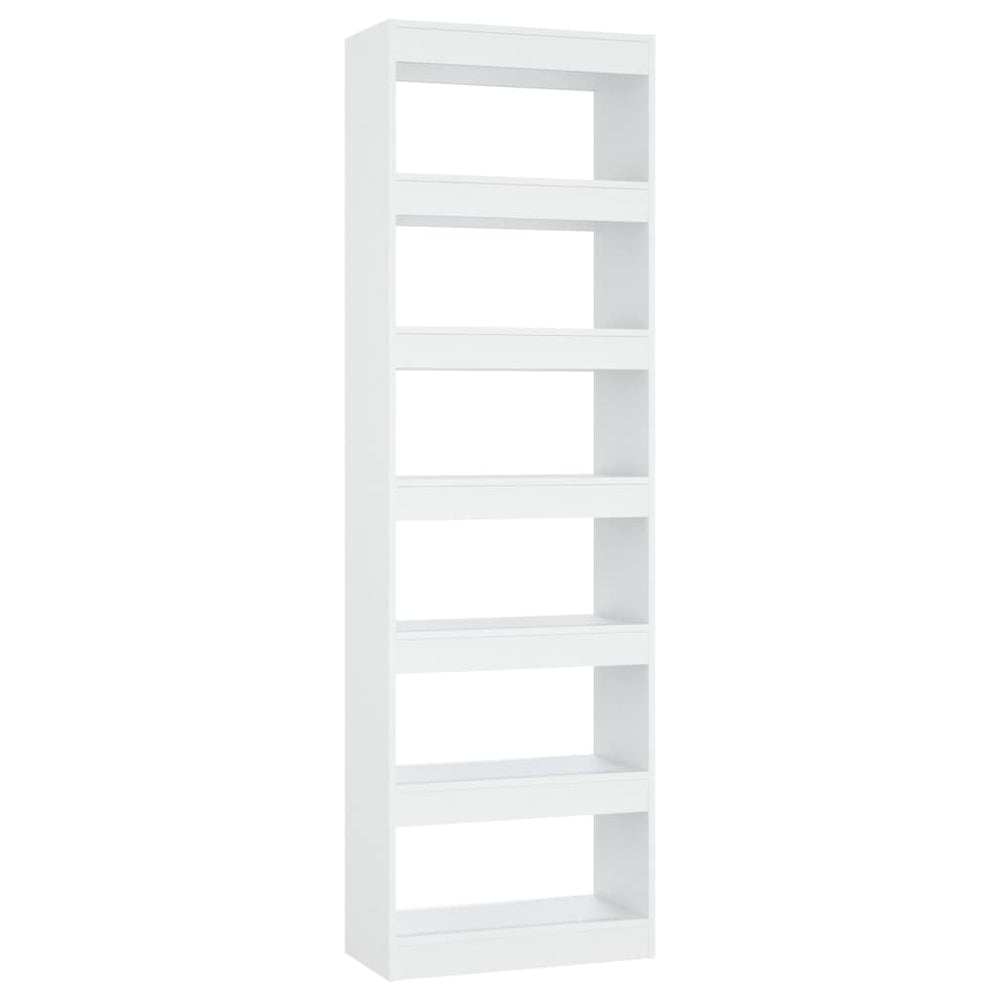 vidaXL Bibliothèque/séparateur de pièce Blanc 60x30x198 cm