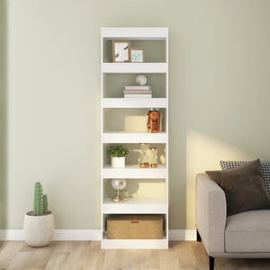 Weißes Bücherregal 60x30x198 cm