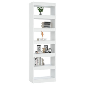Weißes Bücherregal 60x30x198 cm