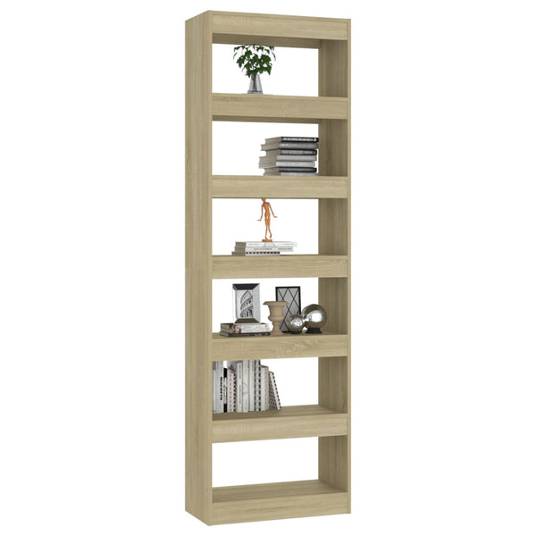 Sonoma Eiche Bücherregal Raumteiler 198cm