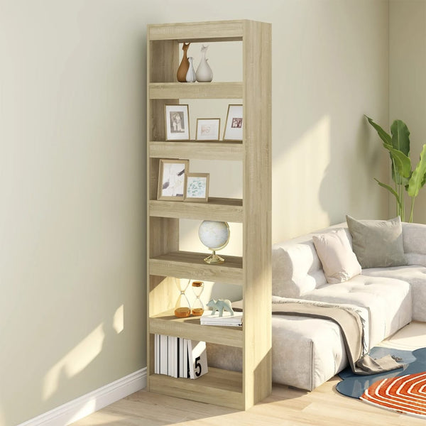Sonoma Eiche Bücherregal Raumteiler 198cm