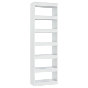 Hochglanz Bücherregal Raumteiler Weiß 198 cm