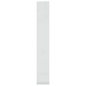 Hochglanz Bücherregal Raumteiler Weiß 198 cm