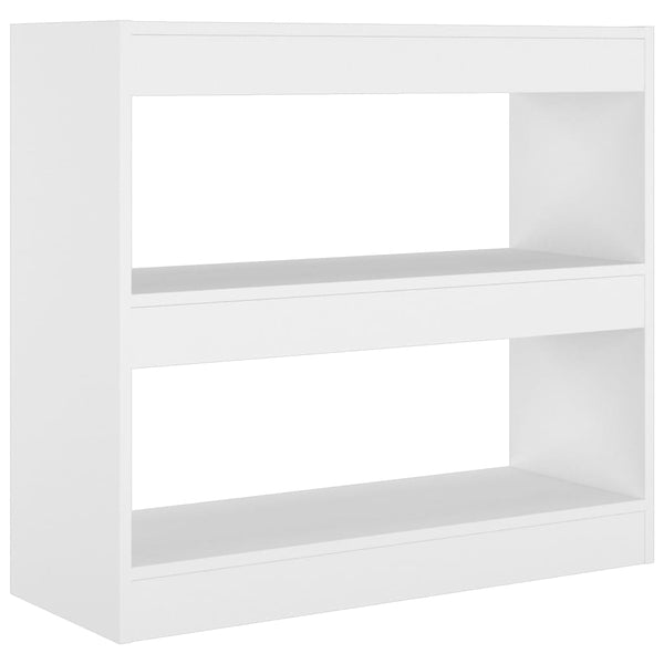 Weißes Bücherregal / Raumteiler 80x72 cm