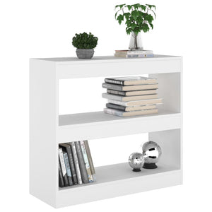 Weißes Bücherregal / Raumteiler 80x72 cm