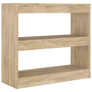 Sonoma Eiche Bücherregal Raumteiler 80x72 cm