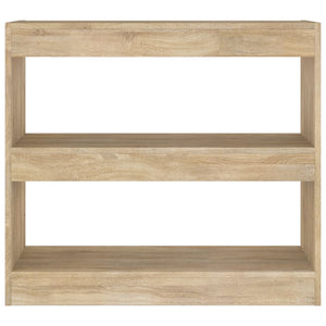 Sonoma Eiche Bücherregal Raumteiler 80x72 cm
