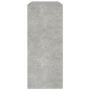 Betongraues Bücherregal/Raumteiler 80x72 cm