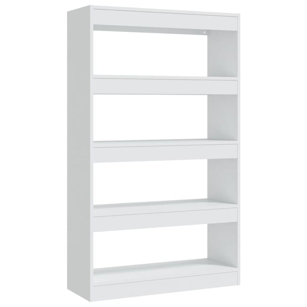 vidaXL Bibliothèque/séparateur de pièce blanc 80x30x135 cm Aggloméré