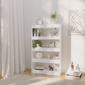Weißes Bücherregal/Raumteiler 80x135 cm
