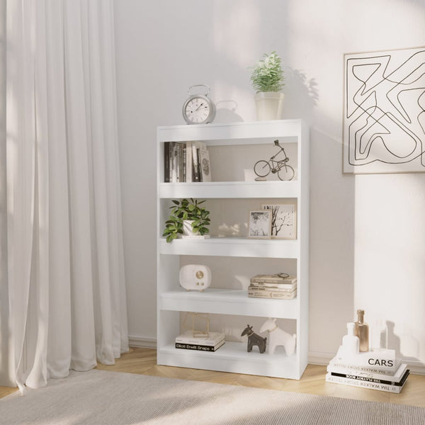 Weißes Bücherregal/Raumteiler 80x135 cm