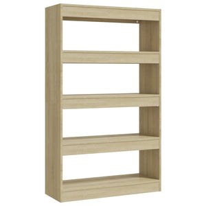 Sonoma Eiche Bücherregal/Raumteiler 80x135 cm
