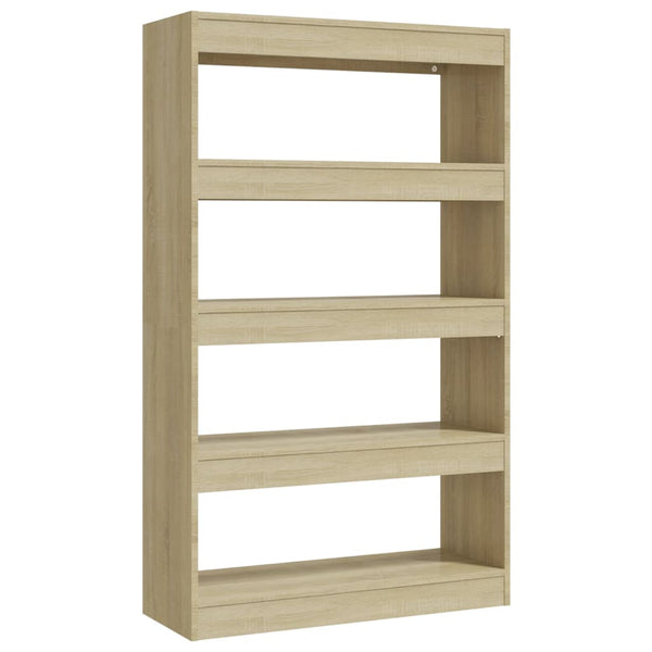 Sonoma Eiche Bücherregal/Raumteiler 80x135 cm