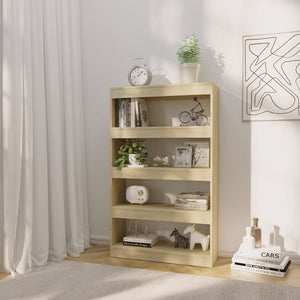 Sonoma Eiche Bücherregal/Raumteiler 80x135 cm