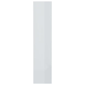 Hochglanz Bücherregal Raumteiler Weiß 80x135cm