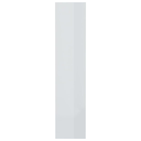 Hochglanz Bücherregal Raumteiler Weiß 80x135cm