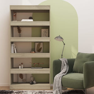 Sonoma Eiche Bücherregal Raumteiler 166cm