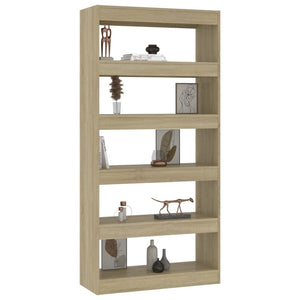 Sonoma Eiche Bücherregal Raumteiler 166cm