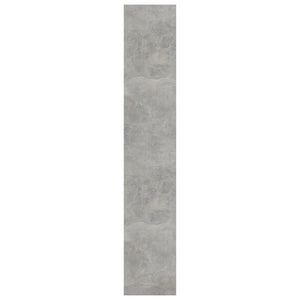 Betongraues Bücherregal 80x166 cm
