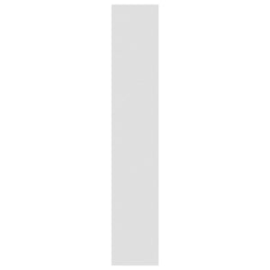 Hochglanz Bücherregal Raumteiler Weiß 166cm