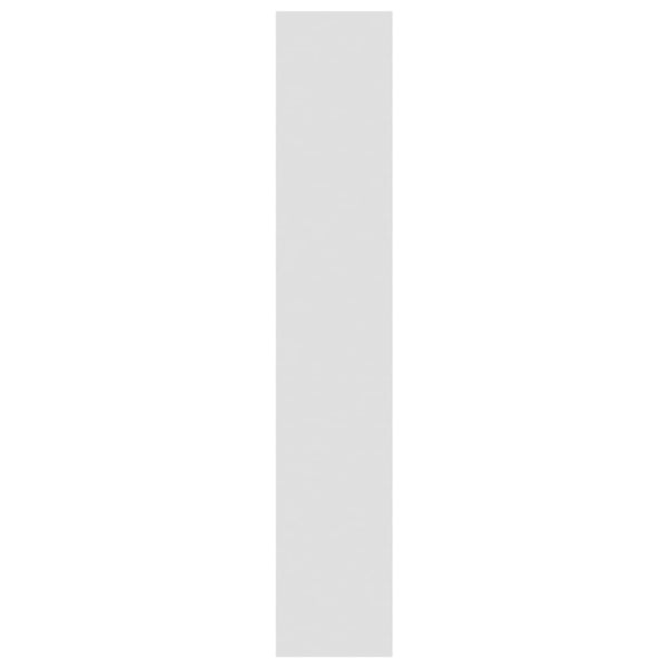Hochglanz Bücherregal Raumteiler Weiß 166cm
