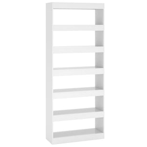 Hochglanz Bücherregal Raumteiler Weiß 198cm