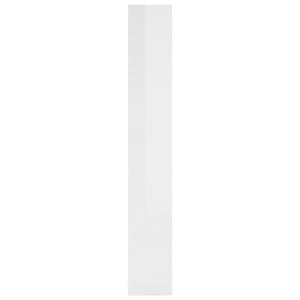 Hochglanz Bücherregal Raumteiler Weiß 198cm