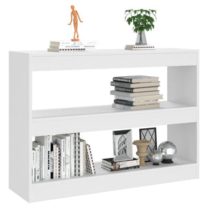 Weißes Bücherregal / Raumteiler 100x30x72 cm