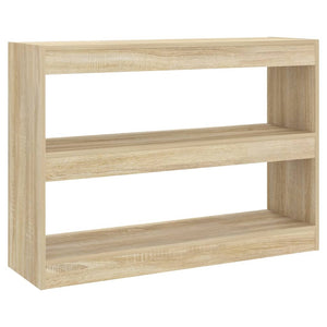 Sonoma Eiche Bücherregal Raumteiler 100x72 cm