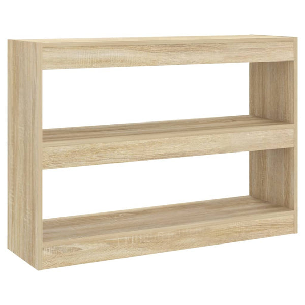 Sonoma Eiche Bücherregal Raumteiler 100x72 cm
