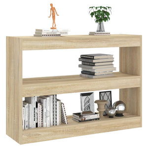 Sonoma Eiche Bücherregal Raumteiler 100x72 cm