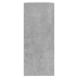 Betongraues Bücherregal/Raumteiler 100x72 cm
