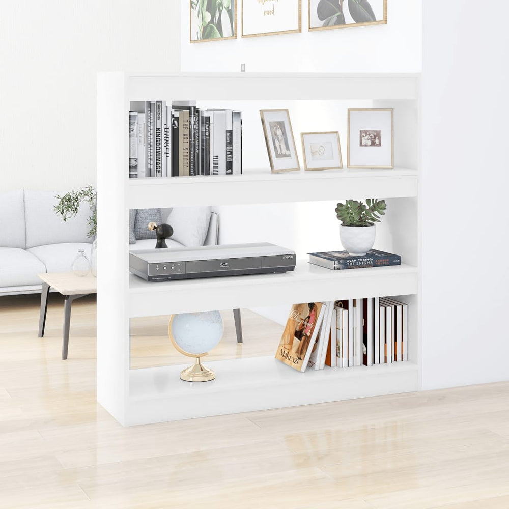 vidaXL Étagère/Séparateur de pièce blanc 100x30x103 cm