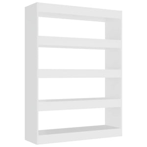 Weißes Bücherregal Raumteiler 100x135 cm