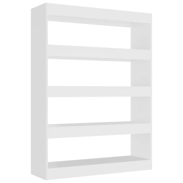 Weißes Bücherregal Raumteiler 100x135 cm