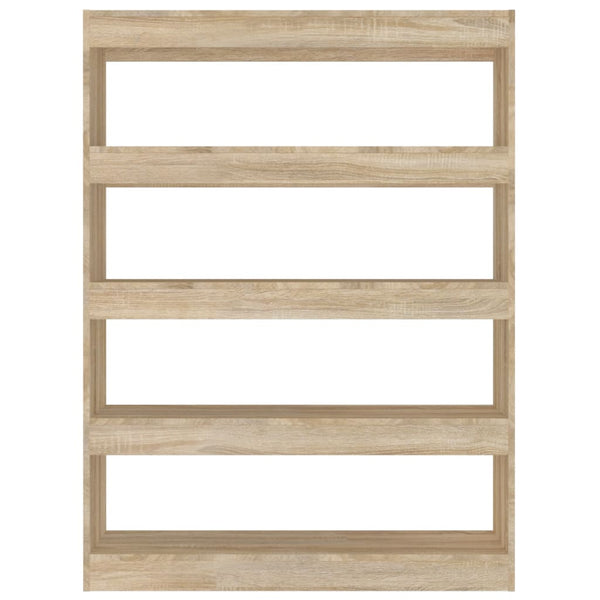 Sonoma Eiche Bücherregal Raumteiler 100x30x135cm