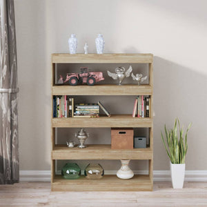 Sonoma Eiche Bücherregal Raumteiler 100x30x135cm