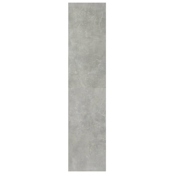 Betongraues Bücherregal/Raumteiler, 100x135 cm