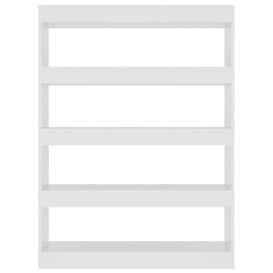 Hochglanz Bücherregal Raumteiler Weiß 100x135 cm