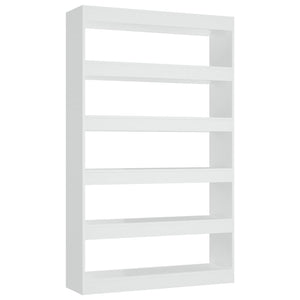 Weißes Bücherregal / Raumteiler 100x30x166 cm