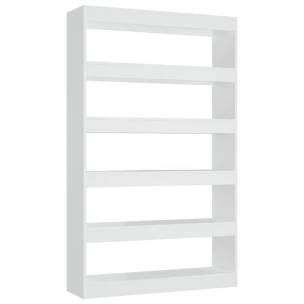 Weißes Bücherregal / Raumteiler 100x30x166 cm