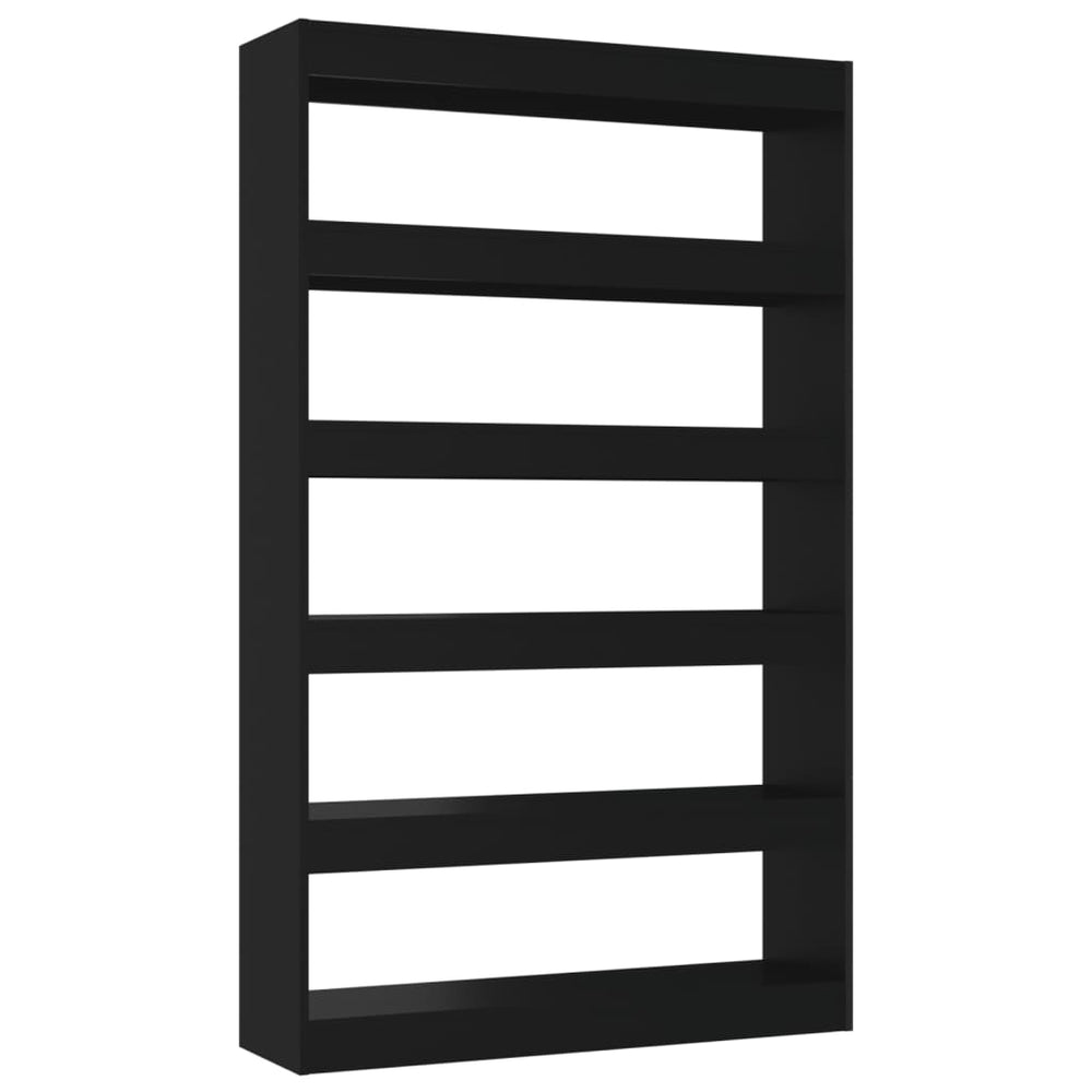 vidaXL Bibliothèque/Séparateur de pièce Noir 100x30x166 cm