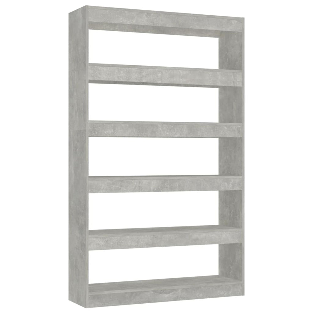 vidaXL Étagère/Séparateur de pièce Gris béton 100x30x166 cm