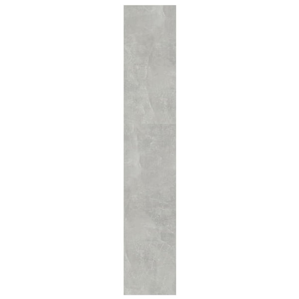 Betongraues Bücherregal 100x30x166 cm