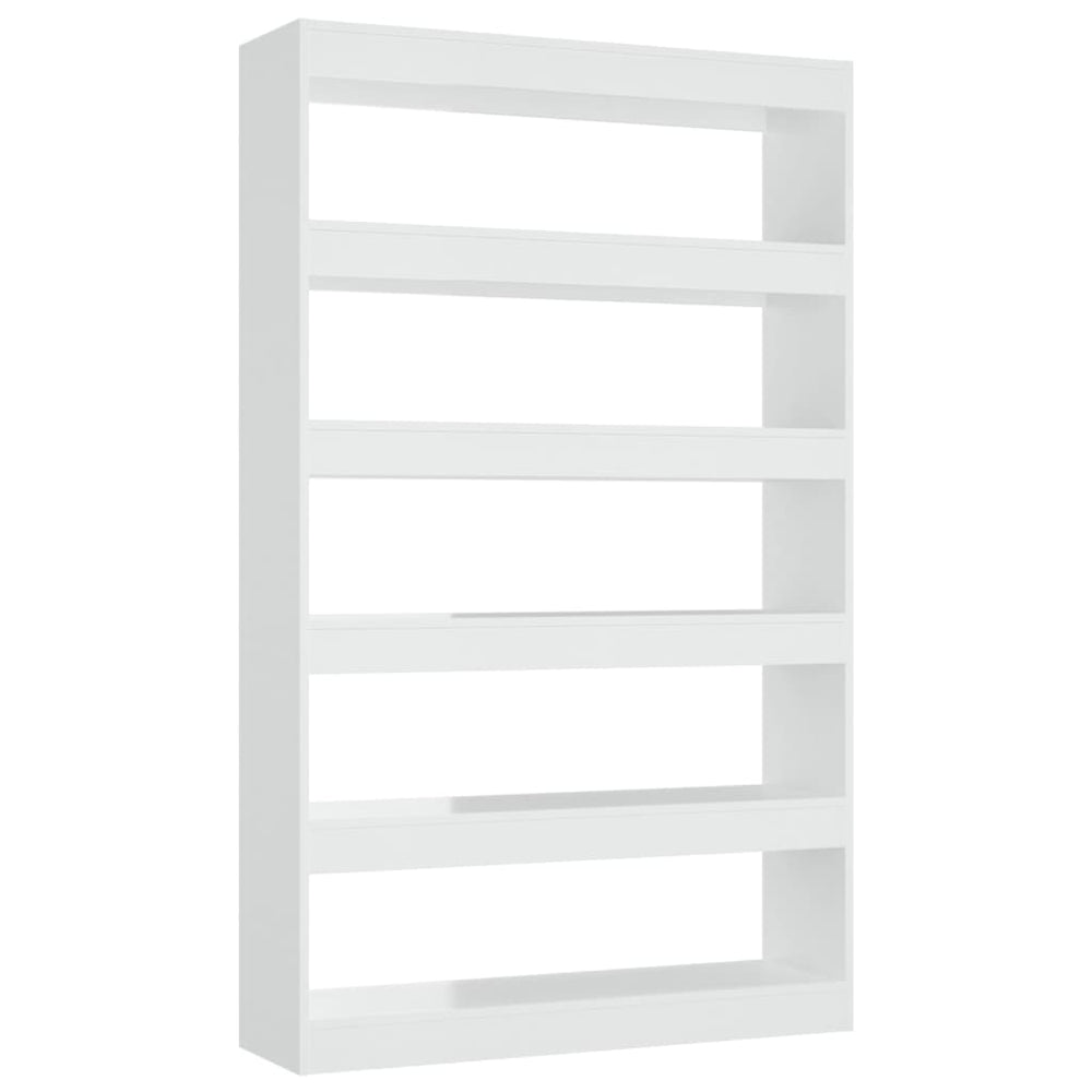 vidaXL Étagère/Séparateur de pièce Blanc Brillant 100x30x166 cm