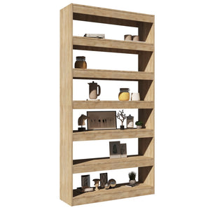 Sonoma Eiche Bücherregal Raumteiler 100x198 cm
