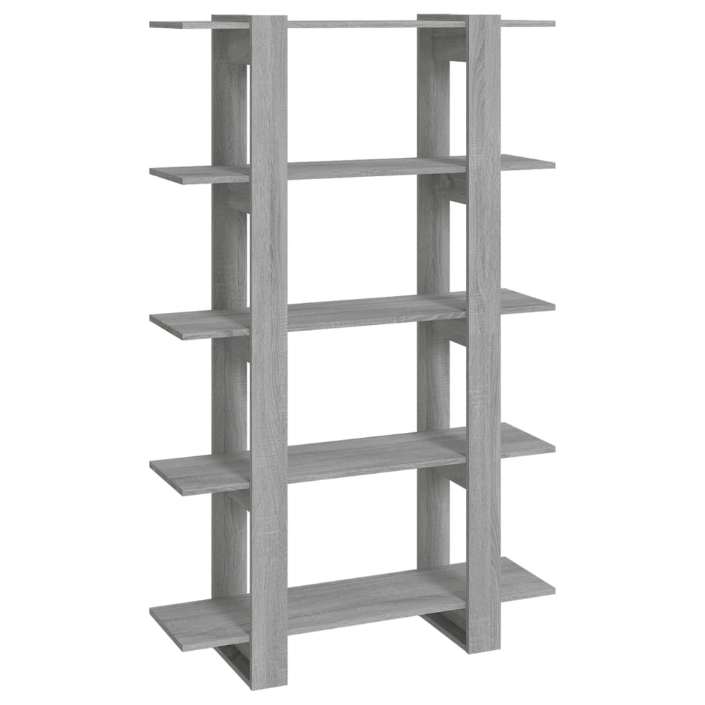 vidaXL Bibliothèque/Séparateur de pièce Gris Sonoma 100×30×160 cm