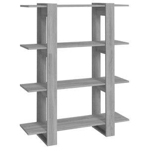 Bücherregal Raumteiler Grau Sonoma 100 cm